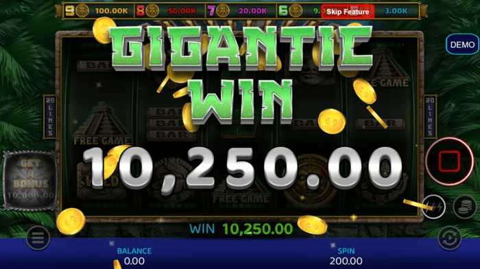 Mayan Madness - ชนะรางวัลใหญ่ในโหมด Bonus