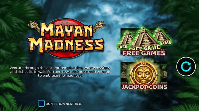 Mayan Madness - เมนูหลักที่มีธีมมายัน